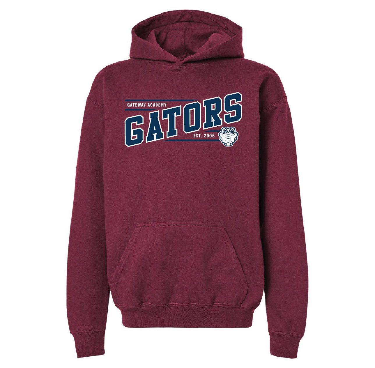 Maroon Gator Hoodie