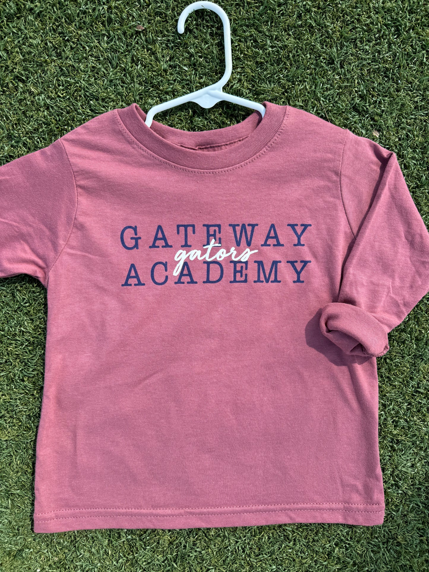 Toddler Exclusive "Scripted Gator" L/S T-Shirt