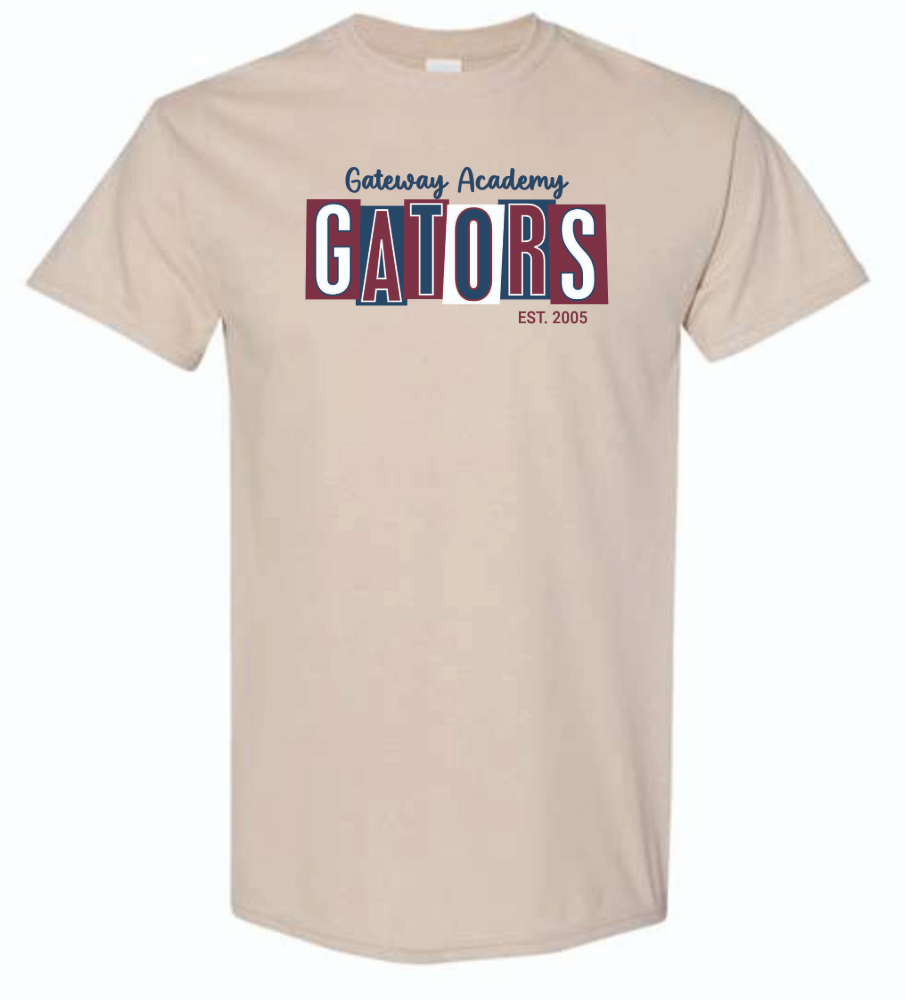 Short Sleeve Color Block Gators T-Shirt