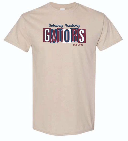 Short Sleeve Color Block Gators T-Shirt