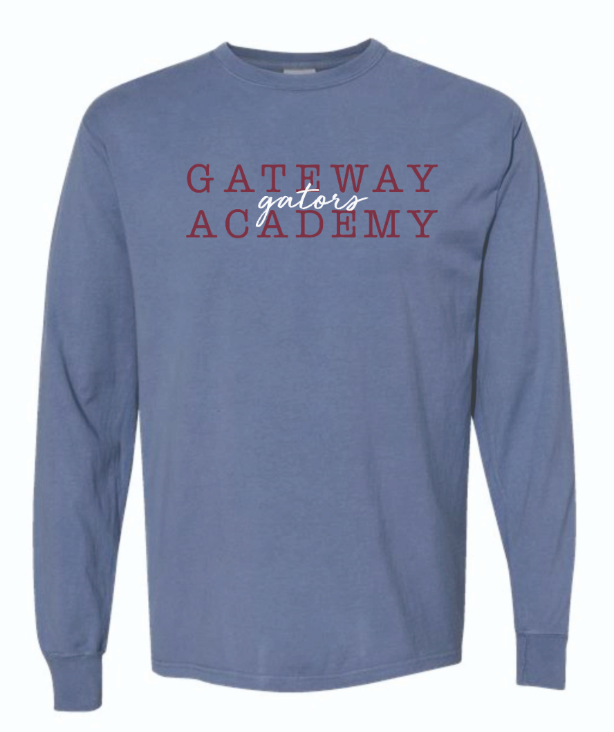 Long Sleeve Script Gators T-Shirt