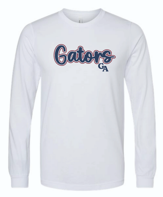 Long Sleeve Script Gators T-Shirt
